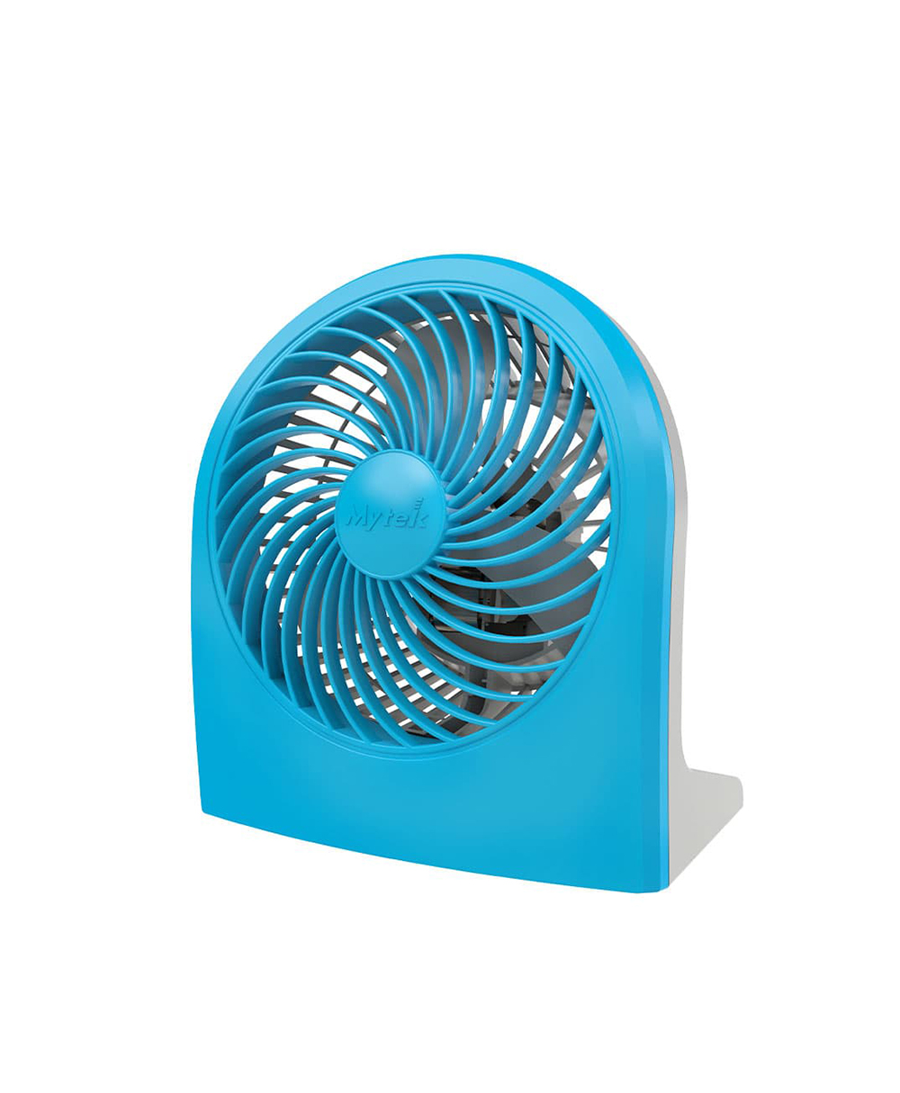 Foto 3 pulgar | Ventilador Escritorio Mesa Piso Mytek 3199 9 Pul 2 Vel color Azul