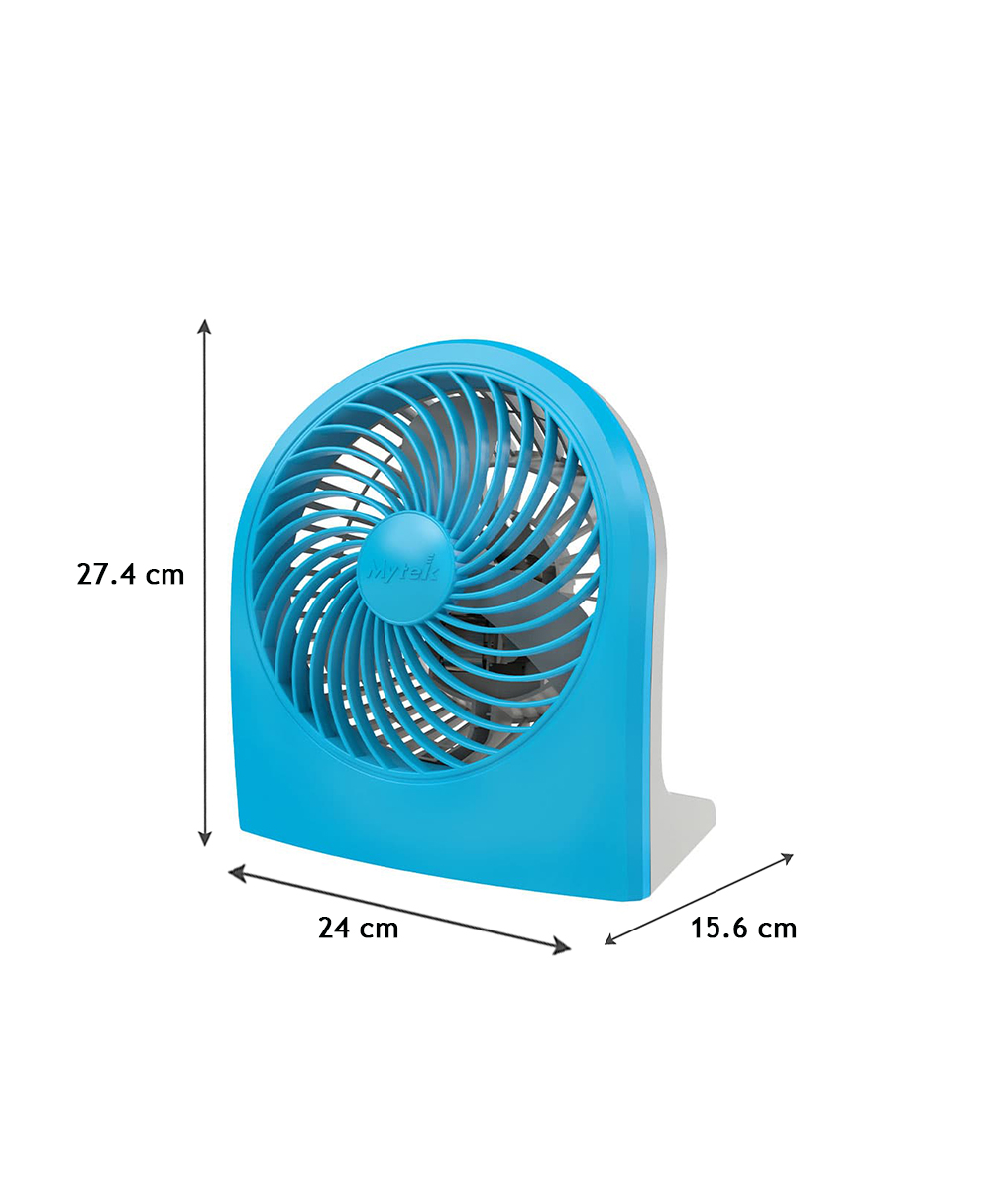 Foto 6 pulgar | Ventilador Escritorio Mesa Piso Mytek 3199 9 Pul 2 Vel color Azul