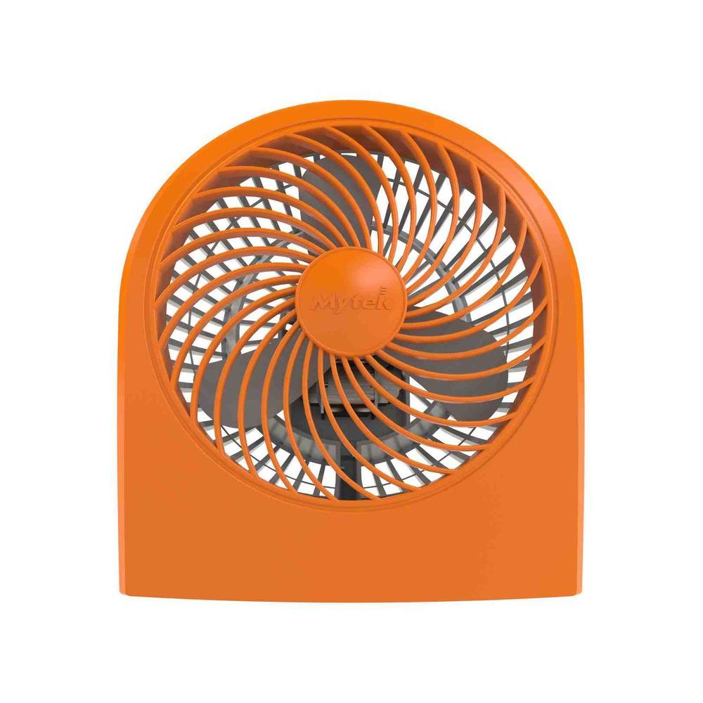 Ventilador de Escritorio Mytek 3199NR color Naranja 9 Plg