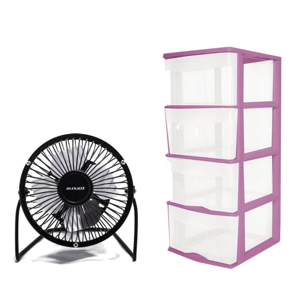 Ventilador de Piso y Organizador Taurus Ecom152 2 Piezas $699