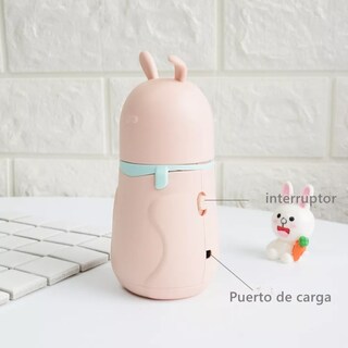 Foto 4 | Mini Ventilador de Mano BELUG Portátil Recargable USB Azul
