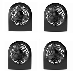 Foto 1 | Combo 4 Ventiladores Mytek 3199 color Negro de Escritorio o Piso de Plástico 9''