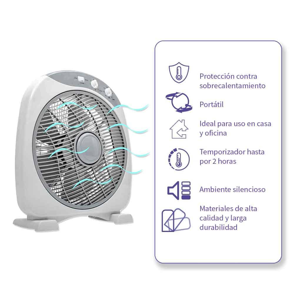 Foto 5 pulgar | Ventilador de Escritorio Iusa color Blanco
