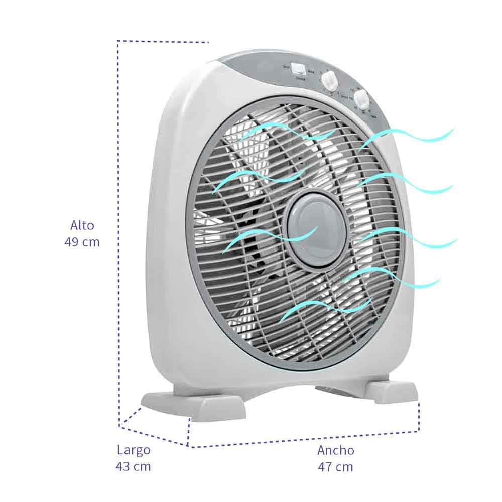 Foto 6 pulgar | Ventilador de Escritorio Iusa color Blanco