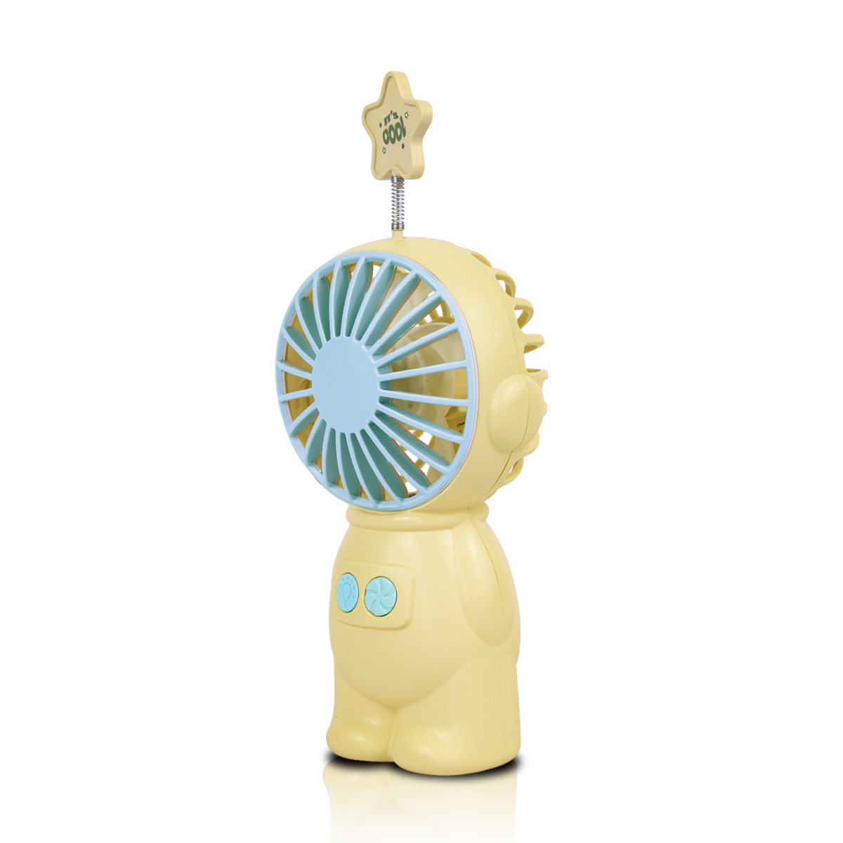 Miniventilador Recargable Playbox EVN-046 Amarillo