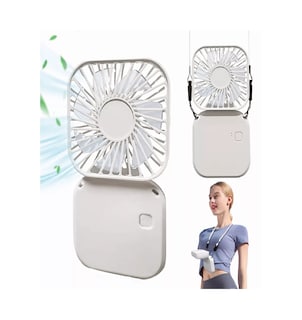 Foto 2 | Mini Ventilador Plegable Usb Portátil Blanco