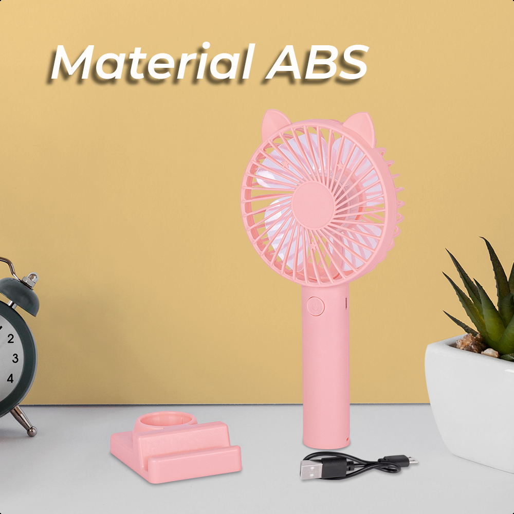 Foto 5 | Ventilador Portátil Ginga 3 Velocidades color Rosa