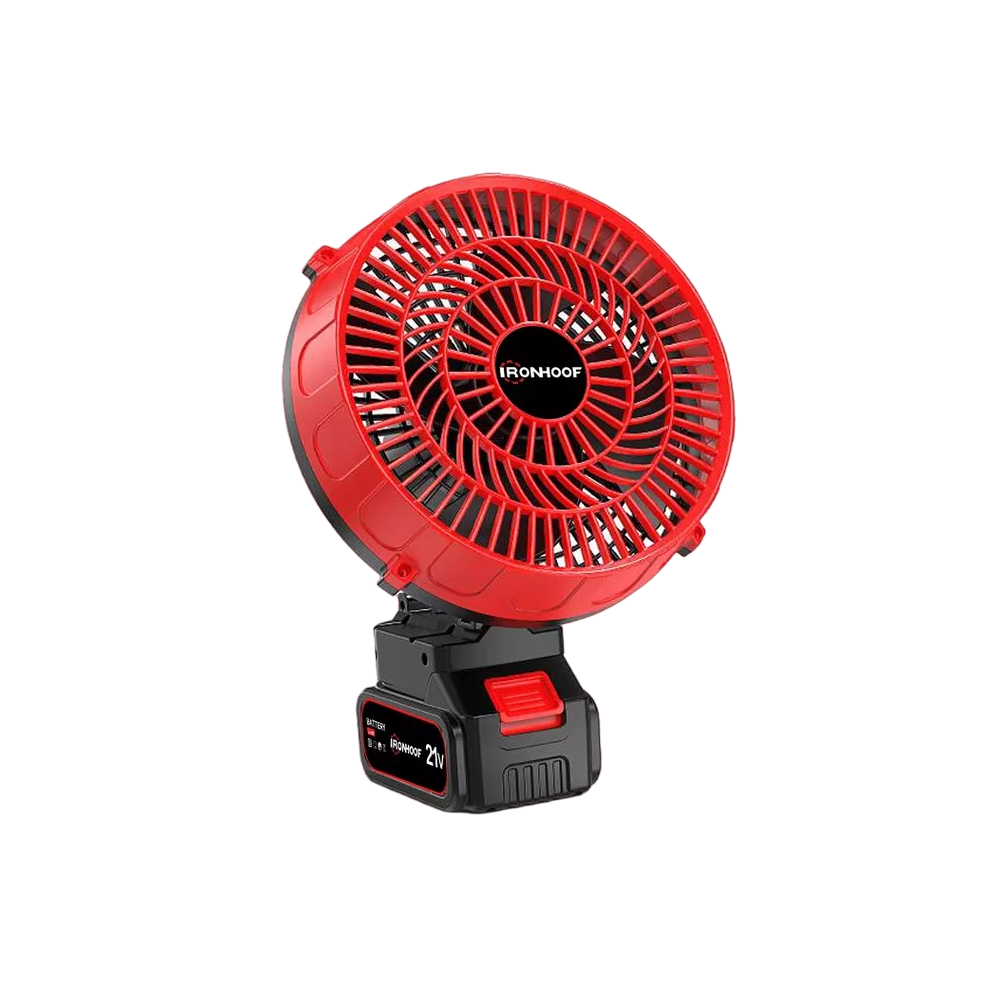 Foto 2 pulgar | Ventilador Portátil Ironhoof Recargable color Rojo