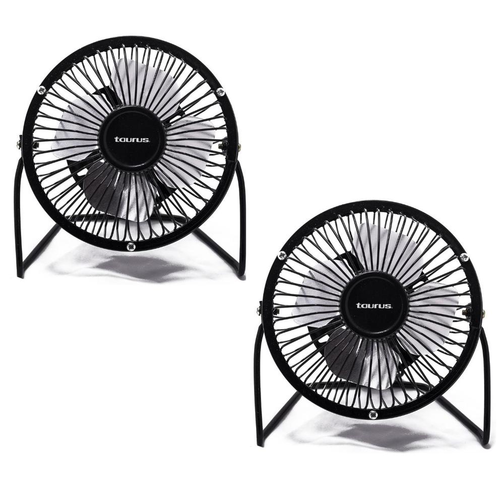 Ventiladores de Escritorio Taurus Portátiles 2 Piezas