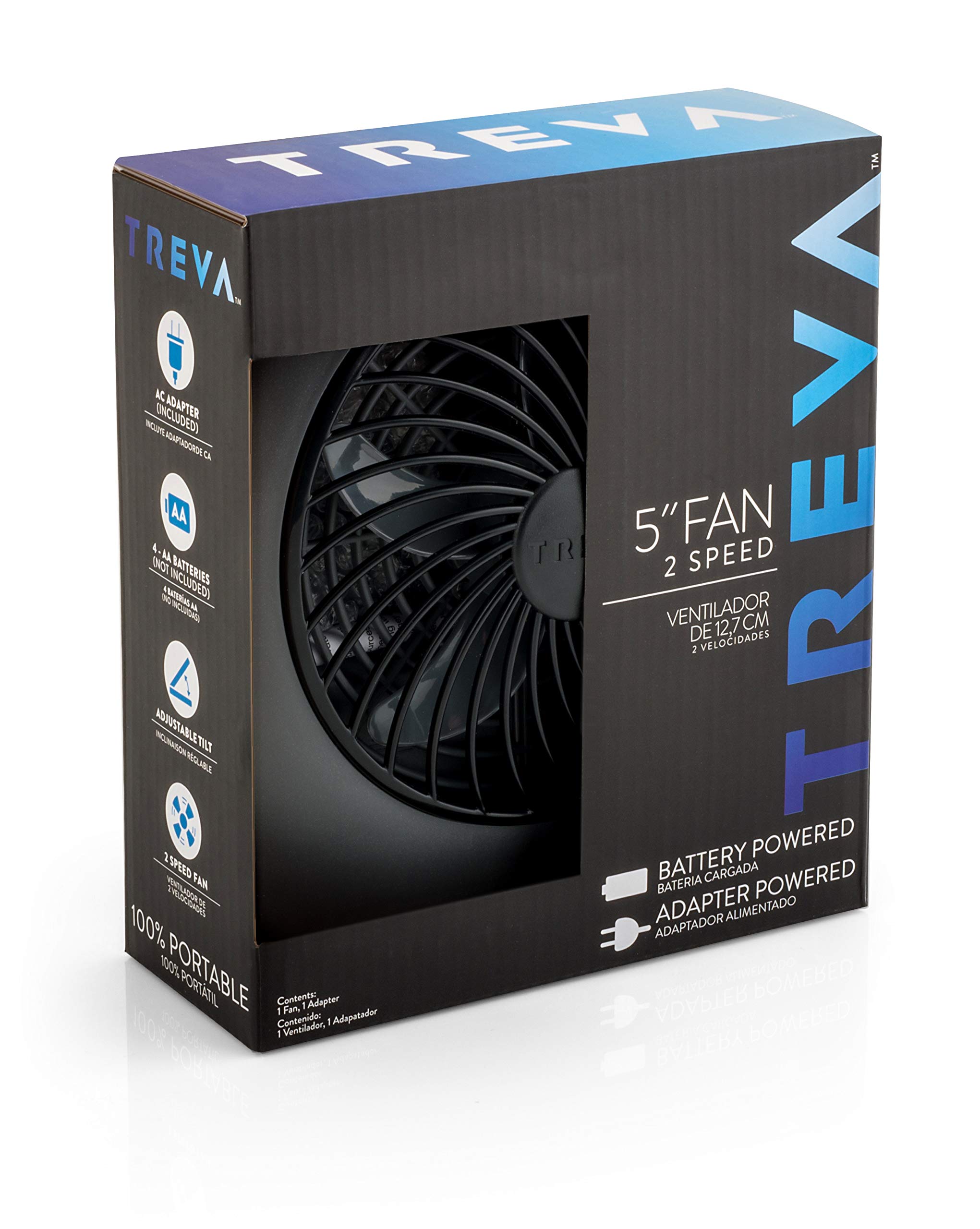 Foto 8 pulgar | Venta Internacional - Ventilador A Batería O2cool Treva Escritorio Portátil De 5 Pulgadas