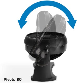 Foto 3 | Venta Internacional - Ventilador Circulador De Aire Negro Pequeño