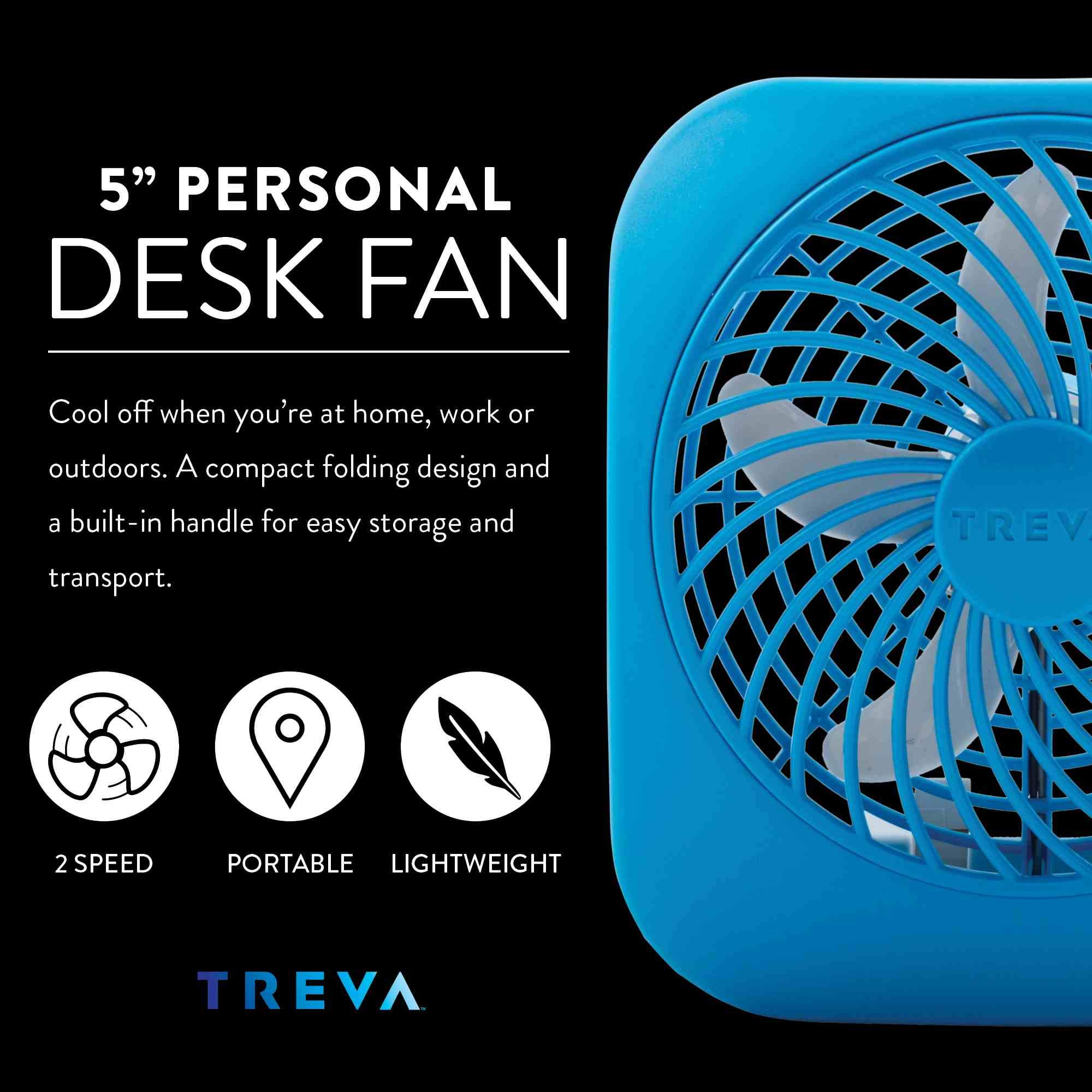 Foto 4 pulgar | Venta Internacional - Ventilador a Batería O2cool Treva de Escritorio Portátil de 5 Pulgadas