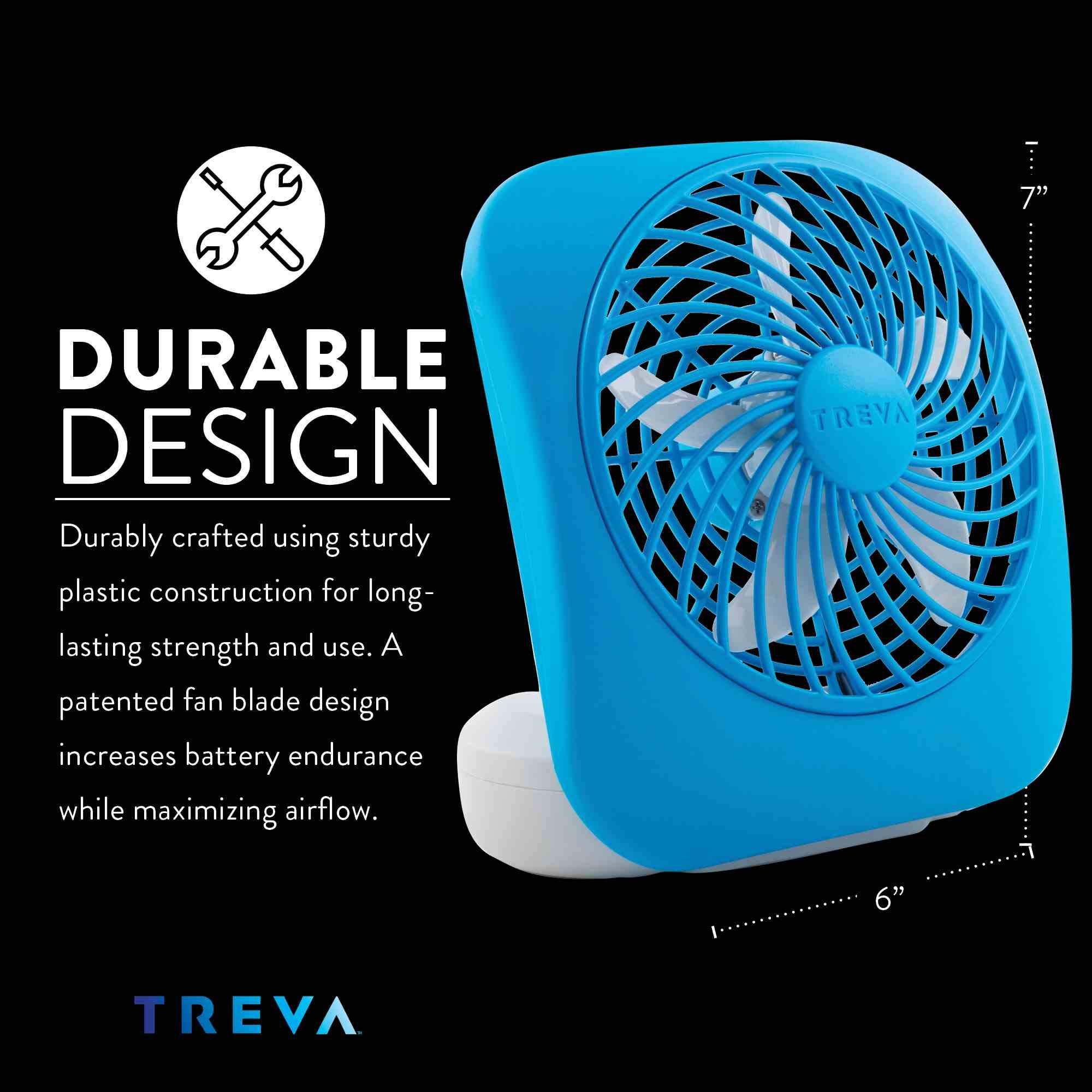 Foto 6 pulgar | Venta Internacional - Ventilador a Batería O2cool Treva de Escritorio Portátil de 5 Pulgadas