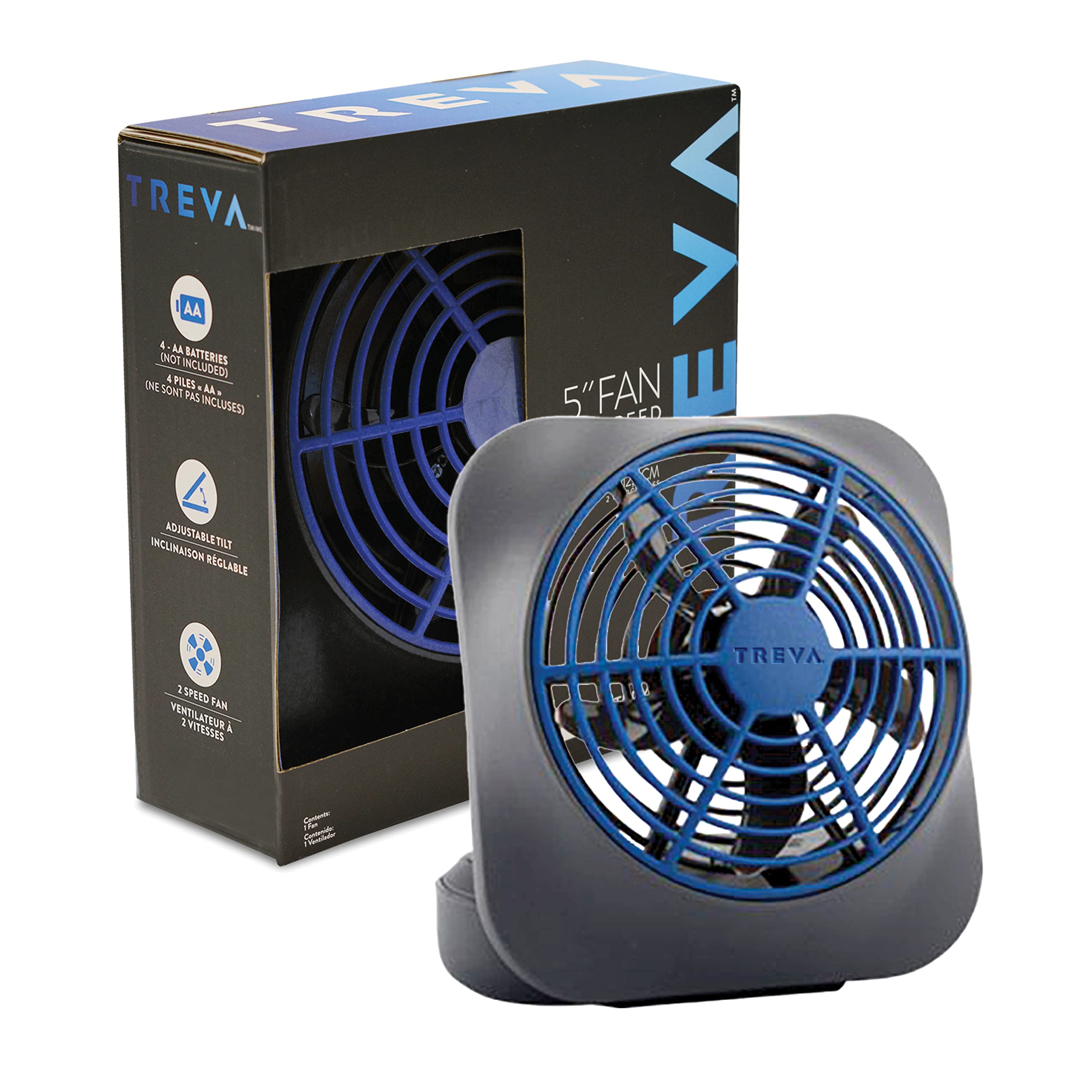Foto 3 pulgar | Venta Internacional - Ventilador a Batería O2cool Treva de Escritorio Portátil 5 Pulgadas