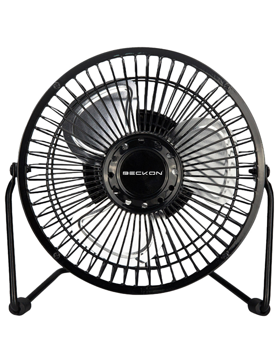 Ventilador de Escritorio Beckon Negro SB + Clip 15.2 cm