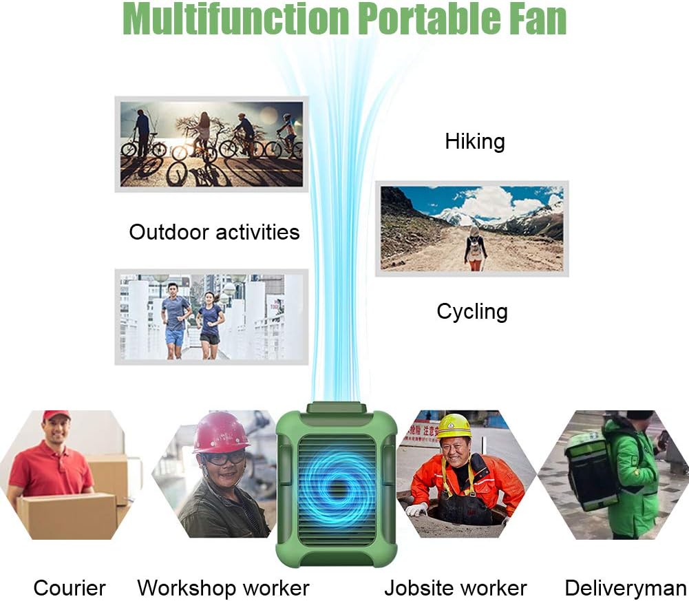 Foto 5 pulgar | Venta Internacional - Ventilador Portátil Jieyou con Clip para la Cintura