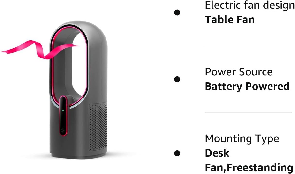 Foto 9 pulgar | Venta Internacional - Ventilador de Escritorio Jieyou sin Aspas de Pilas