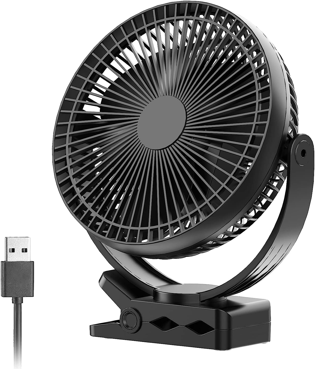 Foto 2 pulgar | Venta Internacional - Ventilador Portátil Clip On Recargable con Batería de 10000 mAh y 3 Velocidades