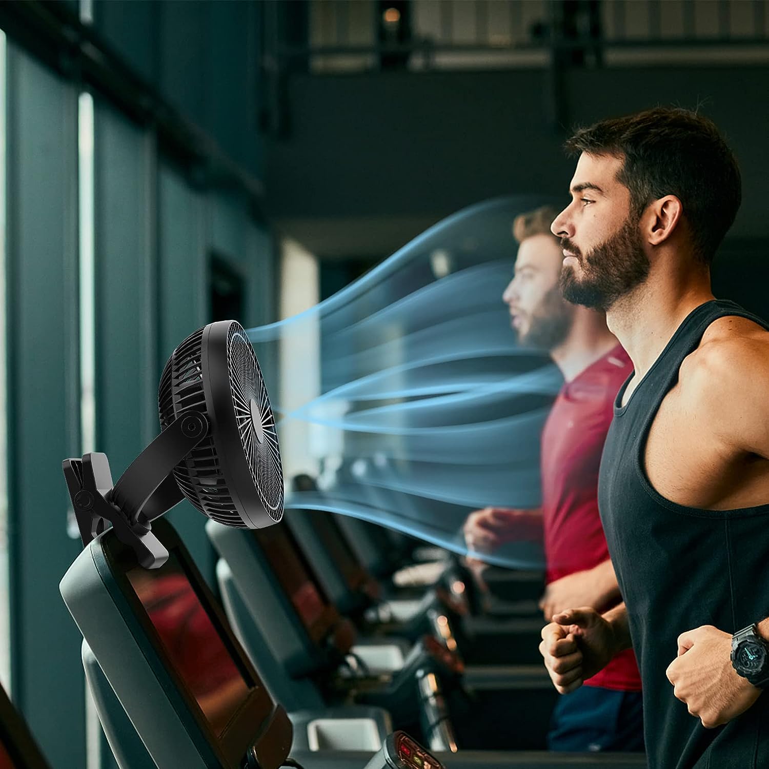 Foto 2 | Venta Internacional - Ventilador Portátil Clip On Recargable con Batería de 10000 mAh y 3 Velocidades