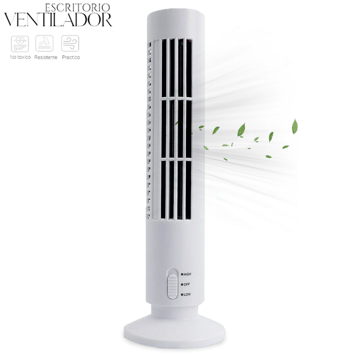 Foto 5 | Ventilador de Escritorio Shendy Vendy Blanco USB Portátil