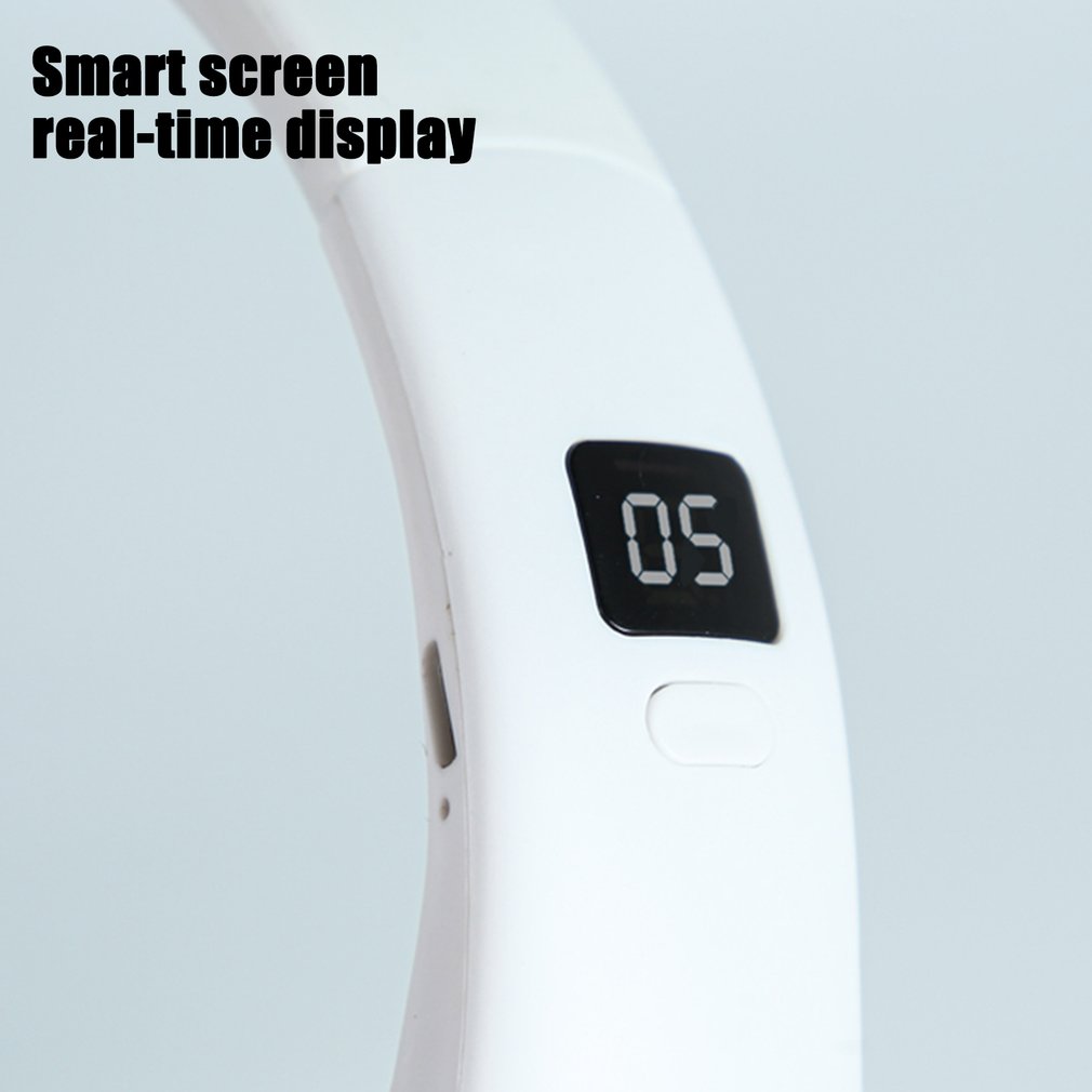 Foto 4 pulgar | Mini Ventilador De Cuello Portátil Sin Cuchillas, Recargable Por Usb Con 5 Velocidades - Venta Internacional.