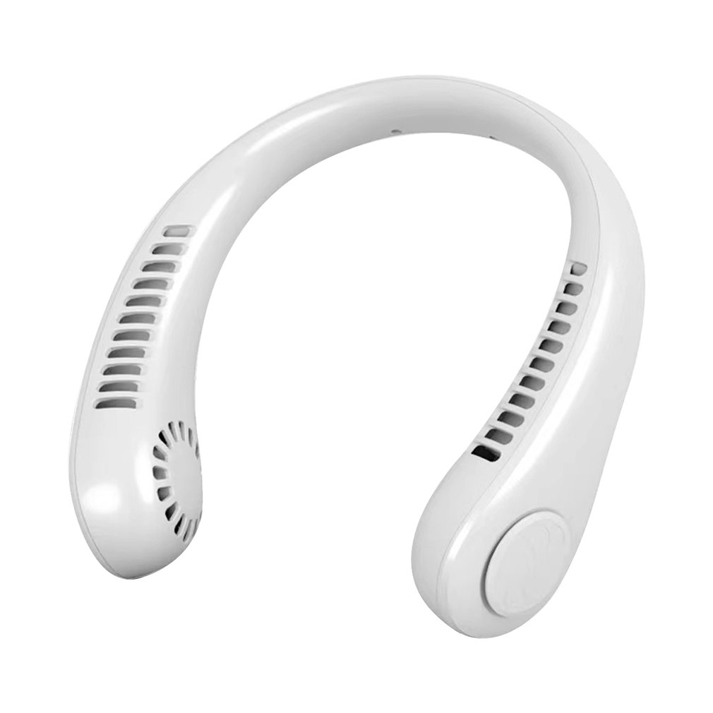 Ventilador De Cuello Portátil Halter Sports Lazy Mini Recargar Usb - Venta Internacional.