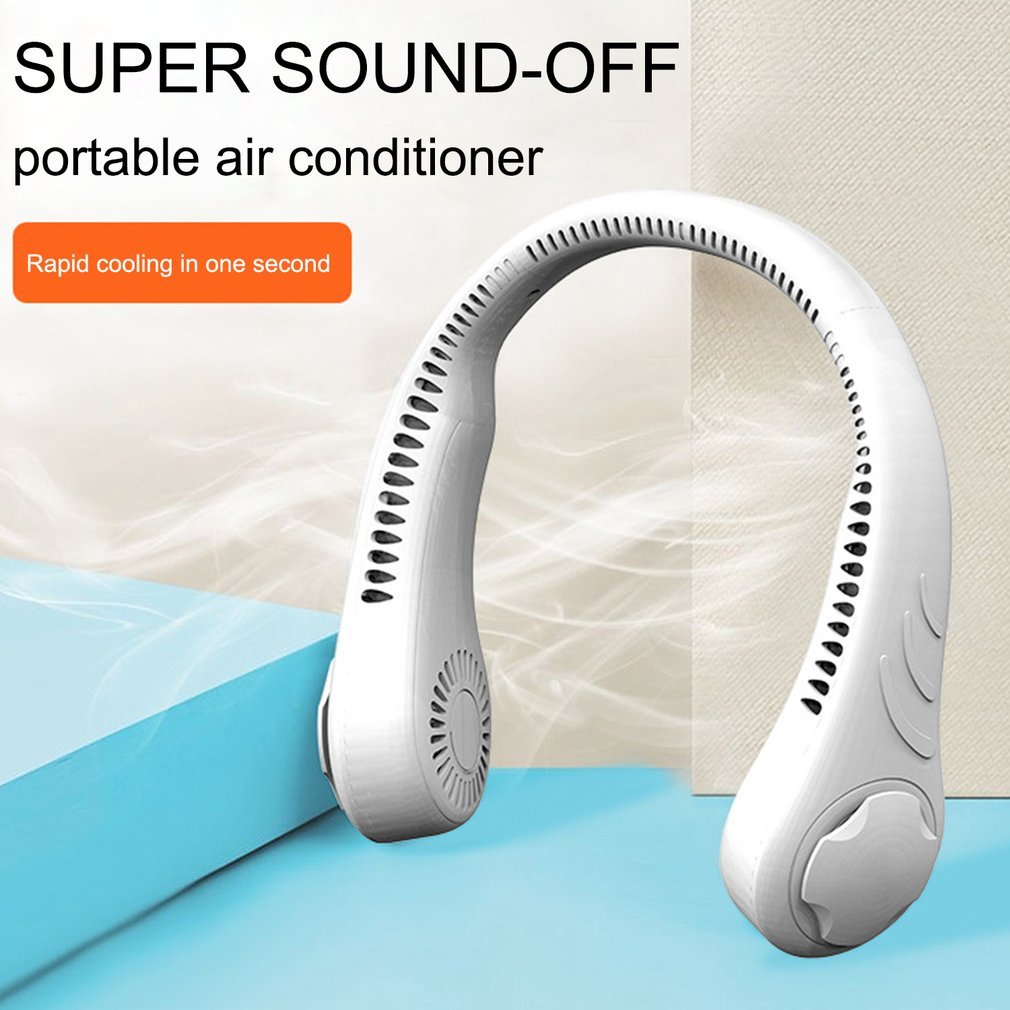 Foto 3 pulgar | Ventilador Portátil De Cuello Colgante Panont Corbast Con Batería De 1200 Mah - Venta Internacional.