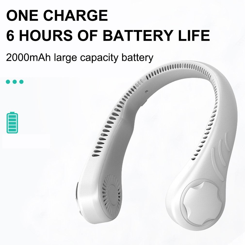 Foto 4 pulgar | Ventilador Portátil De Cuello Colgante Panont Corbast Con Batería De 1200 Mah - Venta Internacional.