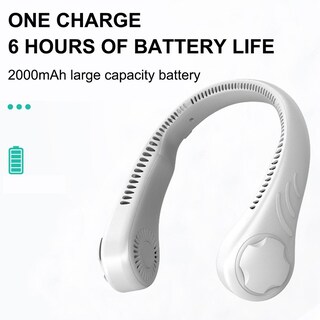 Foto 3 | Ventilador Portátil De Cuello Colgante Panont Corbast Con Batería De 1200 Mah - Venta Internacional.