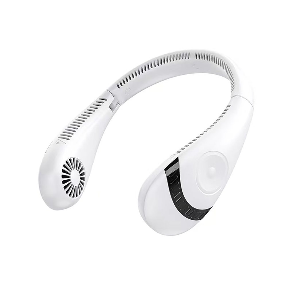 Ventilador De Cuello Portátil De 5000 Mah Con 80 Orificios De Ventilación Y 3 Velocidades - Venta Internacional.