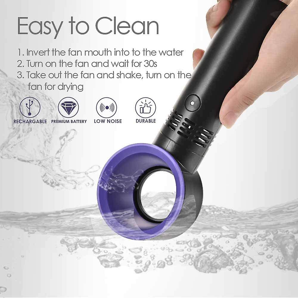 Foto 6 pulgar | Ventilador De Mano, Mini Ventilador De Escritorio Usb Portátil Sin Escobillas - Venta Internacional.