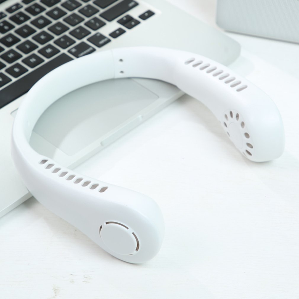 Foto 6 pulgar | Mini Ventilador De Cuello Portátil Sin Cuchillas, Recargable Por Usb Con 5 Velocidades - Venta Internacional.