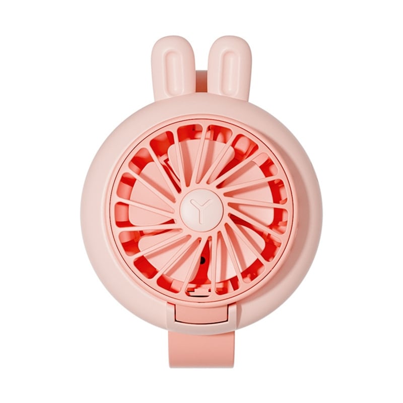 Reloj De Pulsera Con Ventilador Giratorio Y Recargable, Color Rosa - Venta Internacional. $159