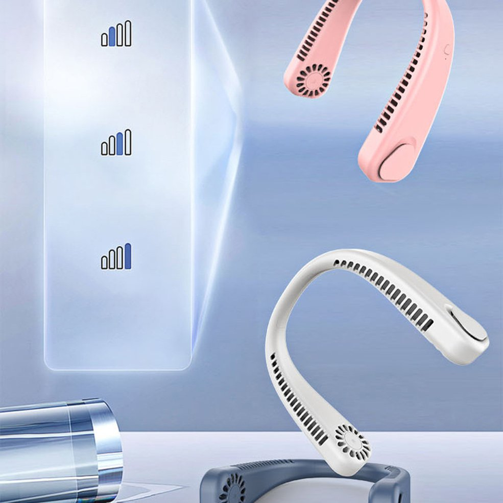 Foto 1 | Auriculares Recargables Sin Aspas Con Ventilador De Cuello Y Manos Libres - Venta Internacional.