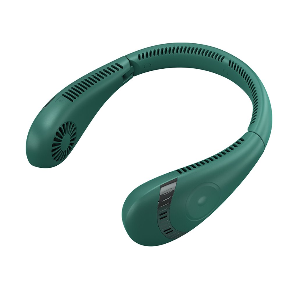 Ventilador De Cuello Portátil De 5000 Mah Con 80 Orificios De Ventilación Y 3 Velocidades - Venta Internacional.