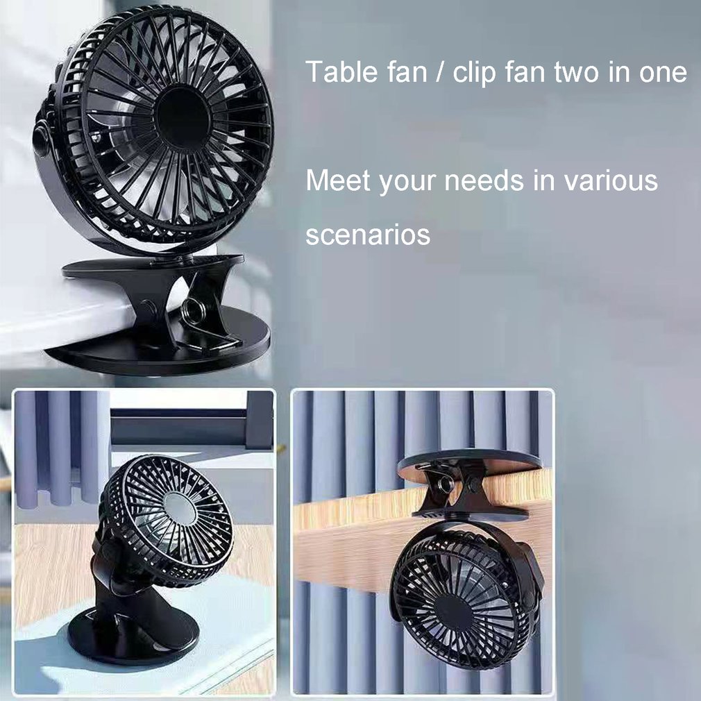 Foto 4 pulgar | Ventilador Portátil Con Carga Usb, Mini Ventilador De Escritorio Con Clip De 360 Grados - Venta Internacional.