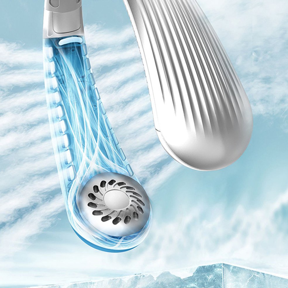 Foto 3 pulgar | Ventilador De Cuello Portátil, Manos Libres, Mini Usb, Recargable - Venta Internacional.