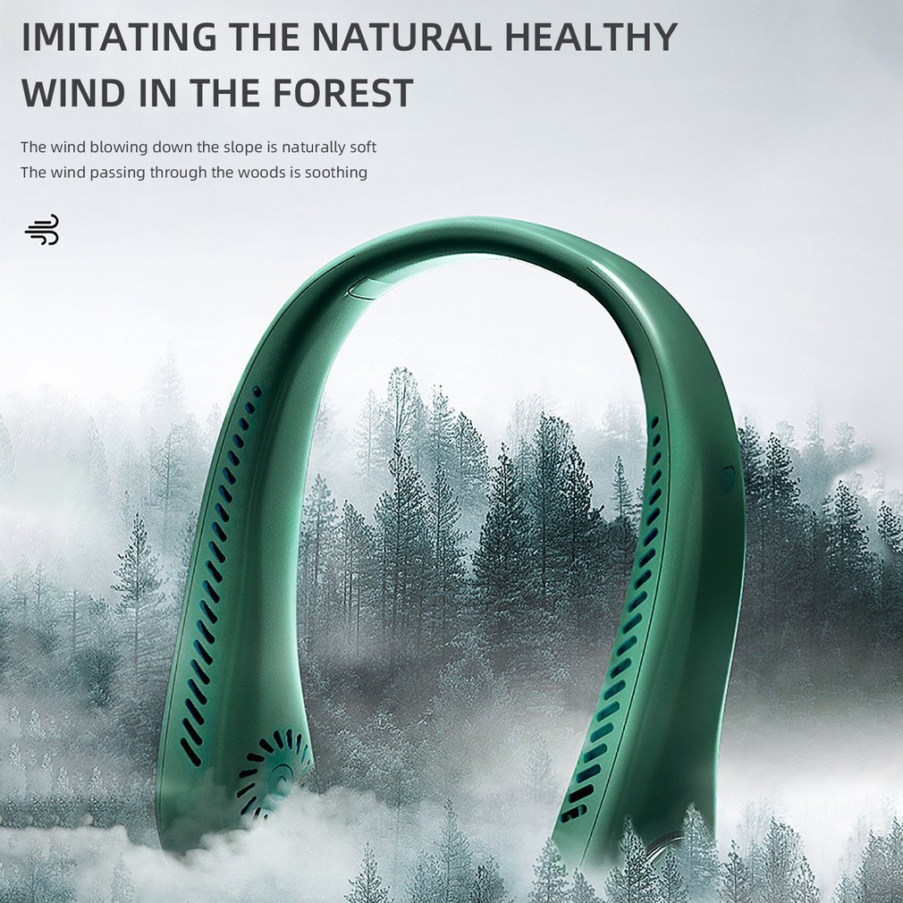 Foto 5 pulgar | Ventilador De Cuello Portátil Tipo Halter, Lazy Sports, Mini Colgante, Usb - Venta Internacional.