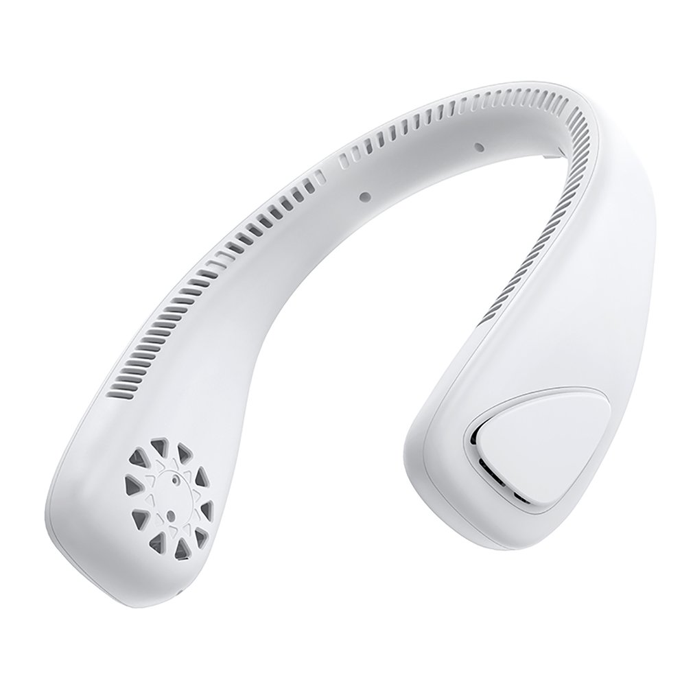 Foto 2 pulgar | Mini Ventilador De Cuello Sin Aspas, Ventilador F14, Blanco, Batería De 3-6 H De Duración - Venta Internacional.