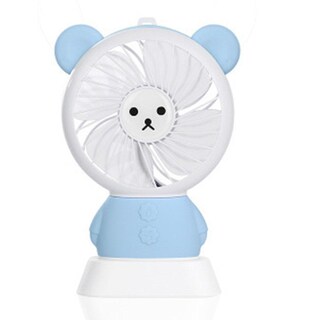 Foto 1 | Ventilador Portátil con Carga Mini Usb con Forma de Oso de Dibujos Animados - Venta Internacional