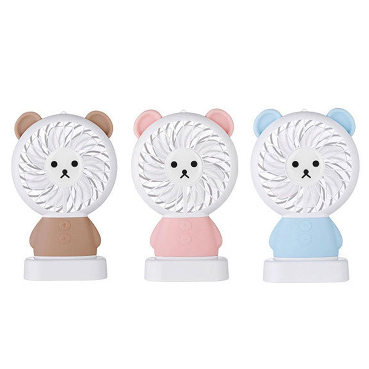 Foto 5 pulgar | Ventilador Portátil con Carga Mini Usb con Forma de Oso de Dibujos Animados - Venta Internacional