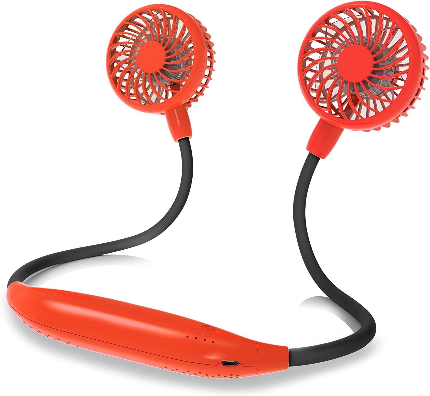 Foto 2 pulgar | Ventilador Portátil para Cuello sin Hojas Recargable por USB Flujo de Aire de 360° - Venta Internacional
