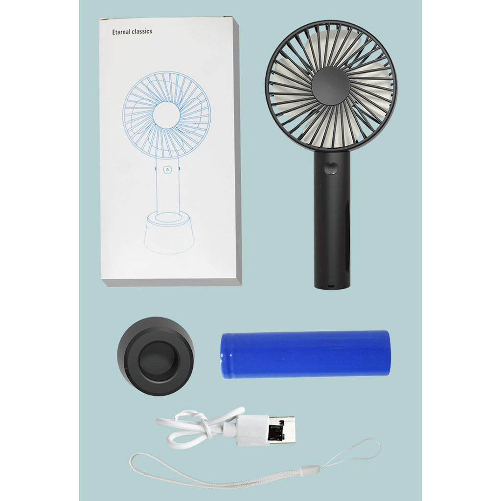 Foto 4 pulgar | Ventilador Portátil de Escritorio Recargable por USB - Venta Internacional