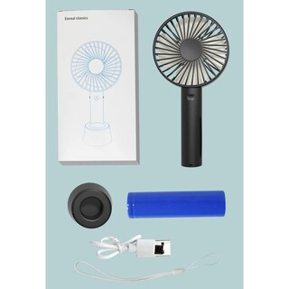Foto 3 | Ventilador Portátil de Escritorio Recargable por USB - Venta Internacional