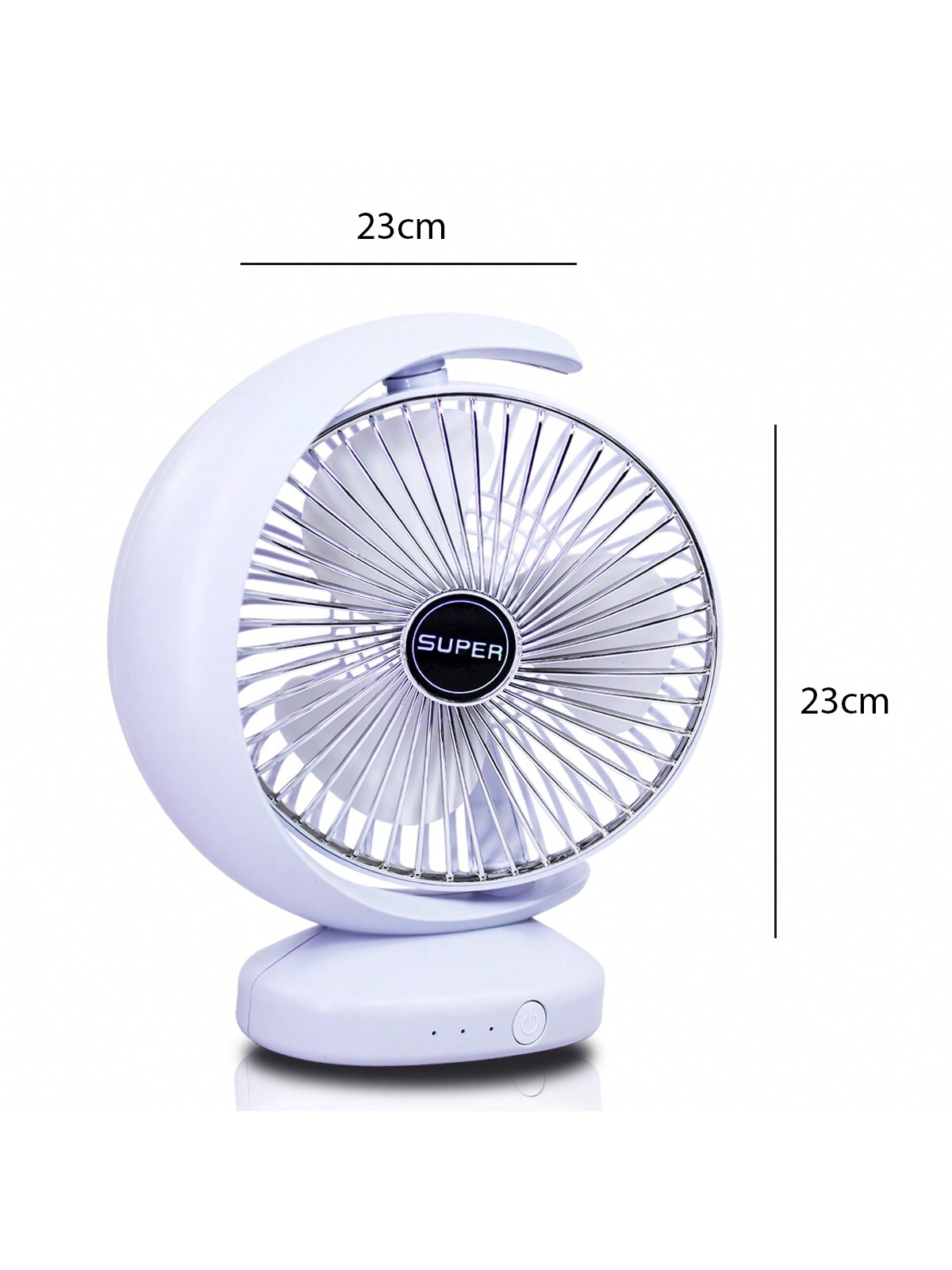 Foto 4 pulgar | Ventilador de Escritorio Playbox VE3-033 color Plata con Velocidad Ajustable