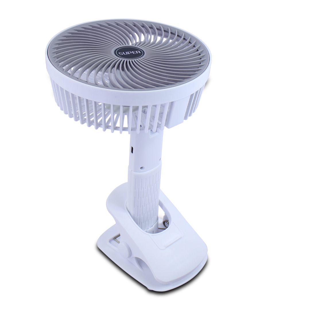 Foto 4 pulgar | Ventilador De Ecritorio Fan Recargable Con Pinza Clip