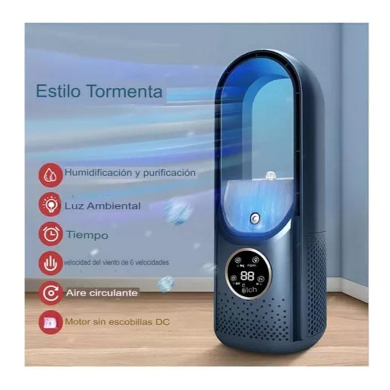 Foto 5 pulgar | Ventilador Portátil Air Cooler sin Aspas Mini Freshness - Venta Internacional