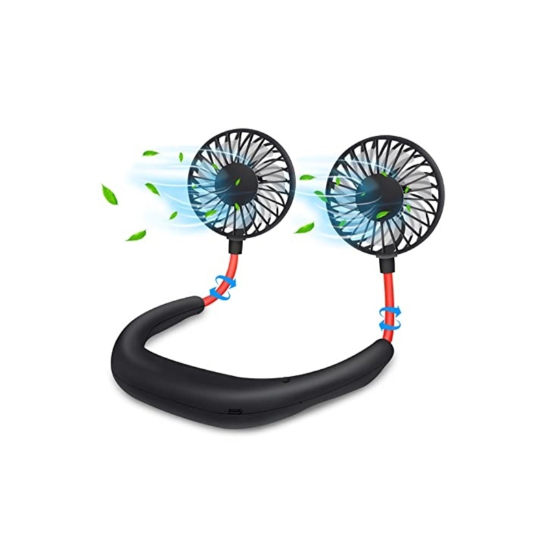 Foto 3 pulgar | Miniventilador Portátil Con Cuello Recargable, Diseño Manos Libres - Venta Internacional.