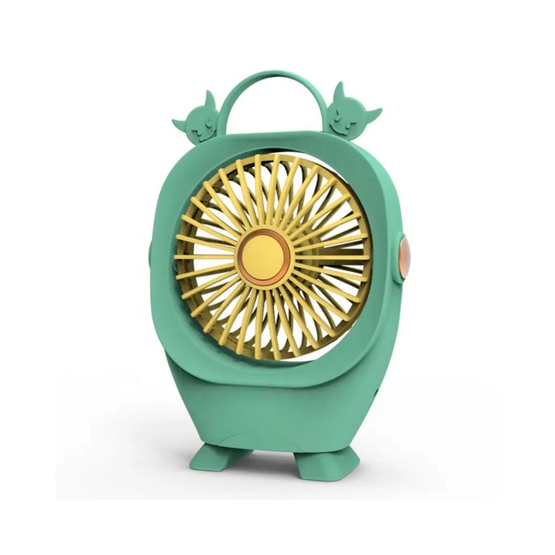 Ventilador Portátil Recargable Usb Verde - Venta Internacional