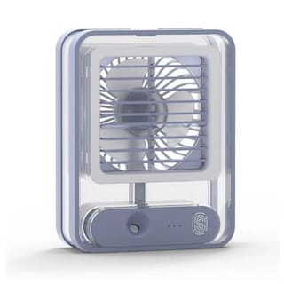 Foto 1 | Ventilador De Refrigeración Con Pulverizador Y Luz Led - Venta Internacional.